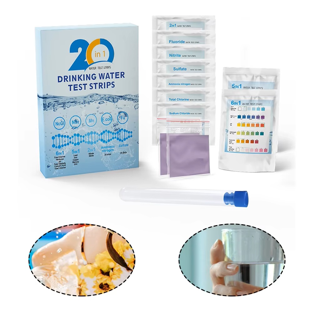 Ph Strip Test - YAGO 20-in-1 Waterteststrips Drinkwater Testkit voor