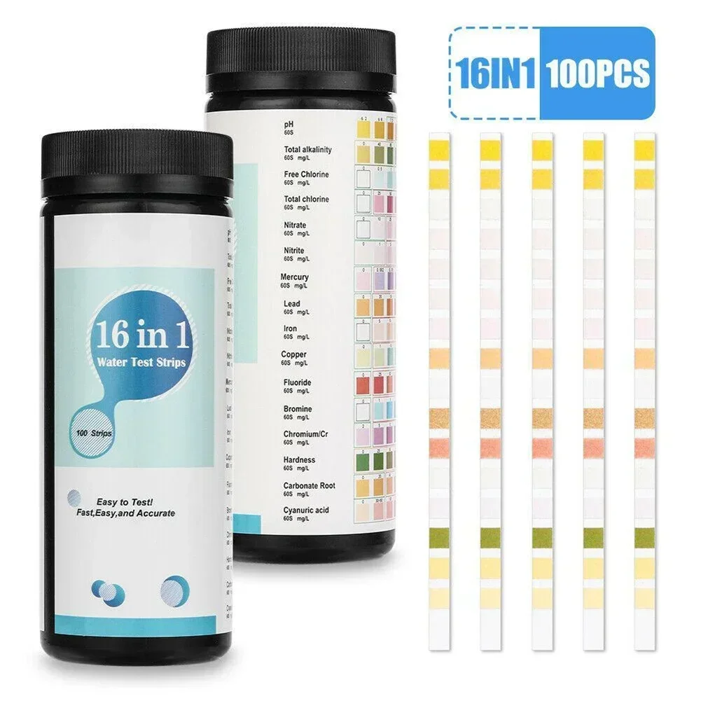 Ph Strip Test - 16-in-1 drinkwatertestkit PH-teststrips voor aquarium kraanwaterkwaliteit
