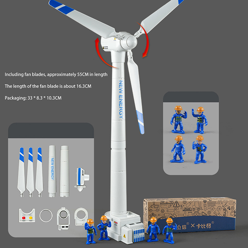 Science Toys - Simulatiespeelgoed voor windturbinemodel voor kinderen -