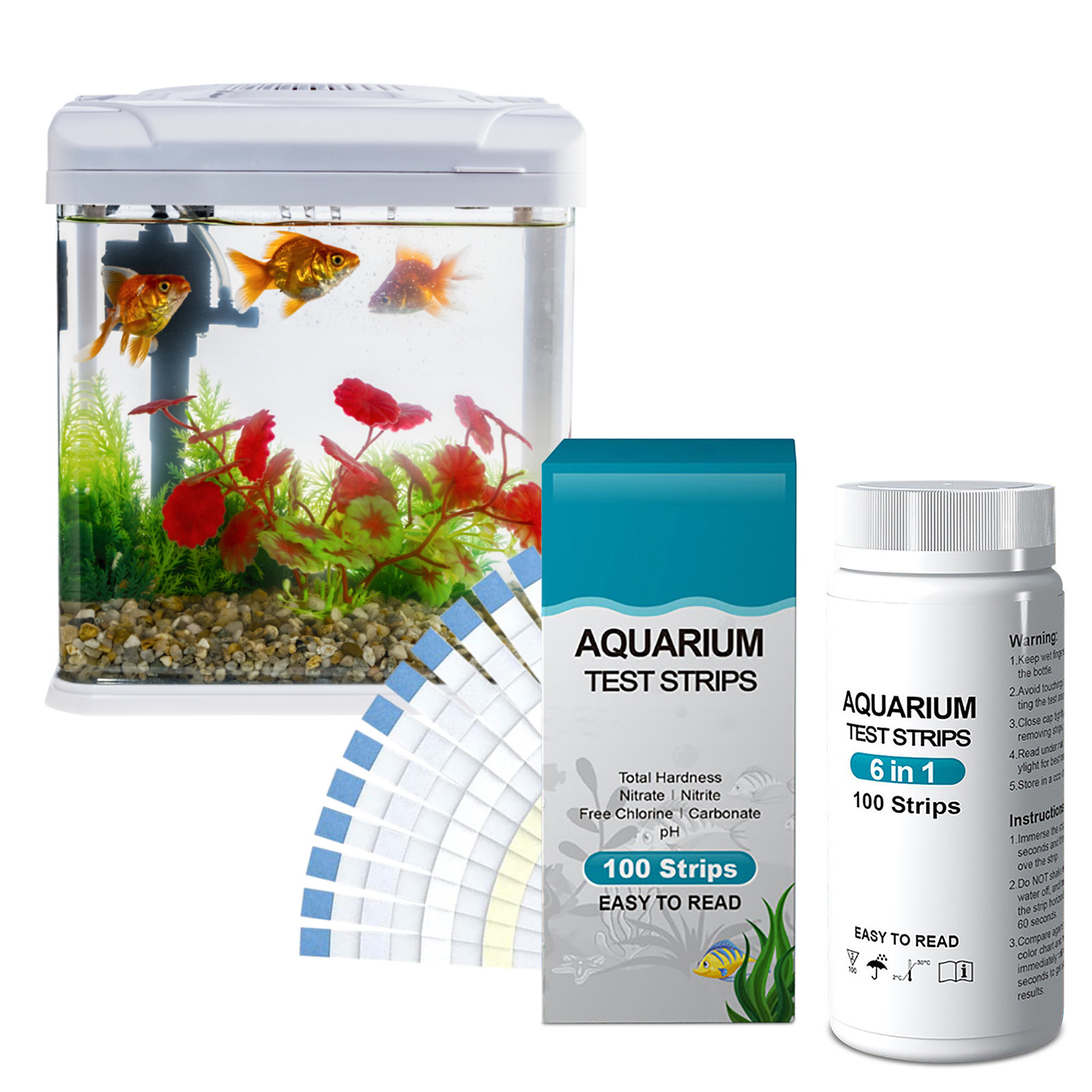 100 stks 6-in-1 Waterkwaliteit - Ph Strip Test recensie en prijs