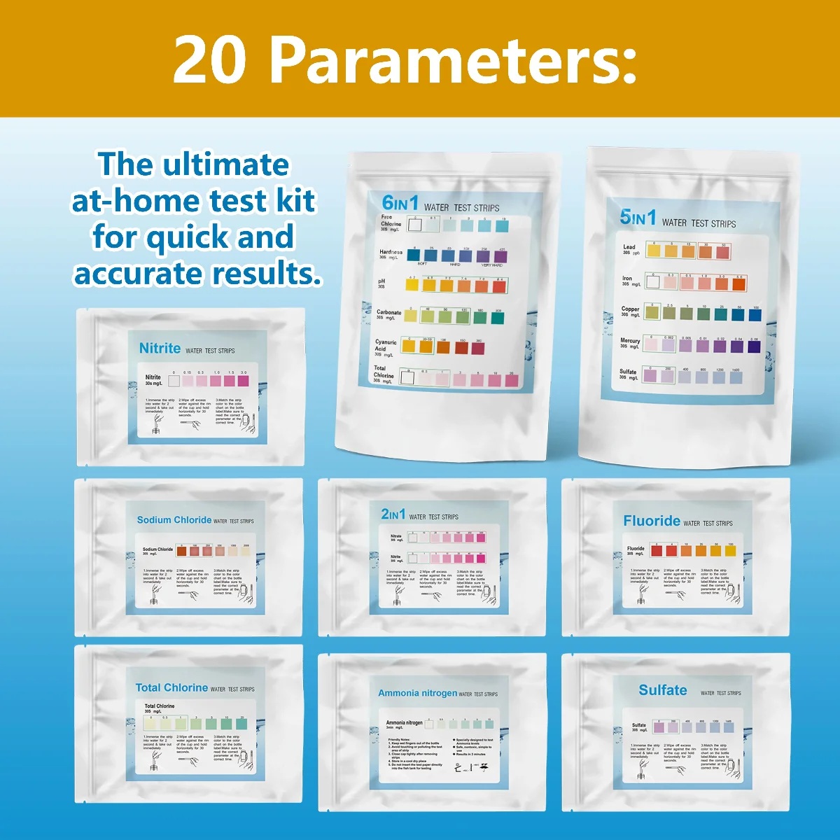 YAGO 20-in-1 Waterteststrips D - Ph Strip Test recensie en prijs