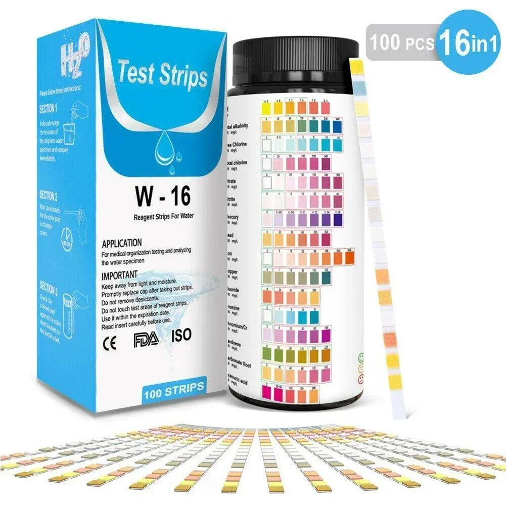 16-in-1 drinkwatertestkit PH-t - Ph Strip Test recensie en prijs