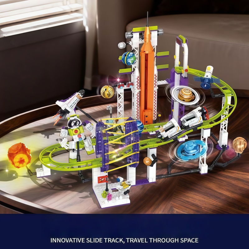 Ruimtevaartuig-achtbaan bouwst - Solar System Orrery recensie en prijs