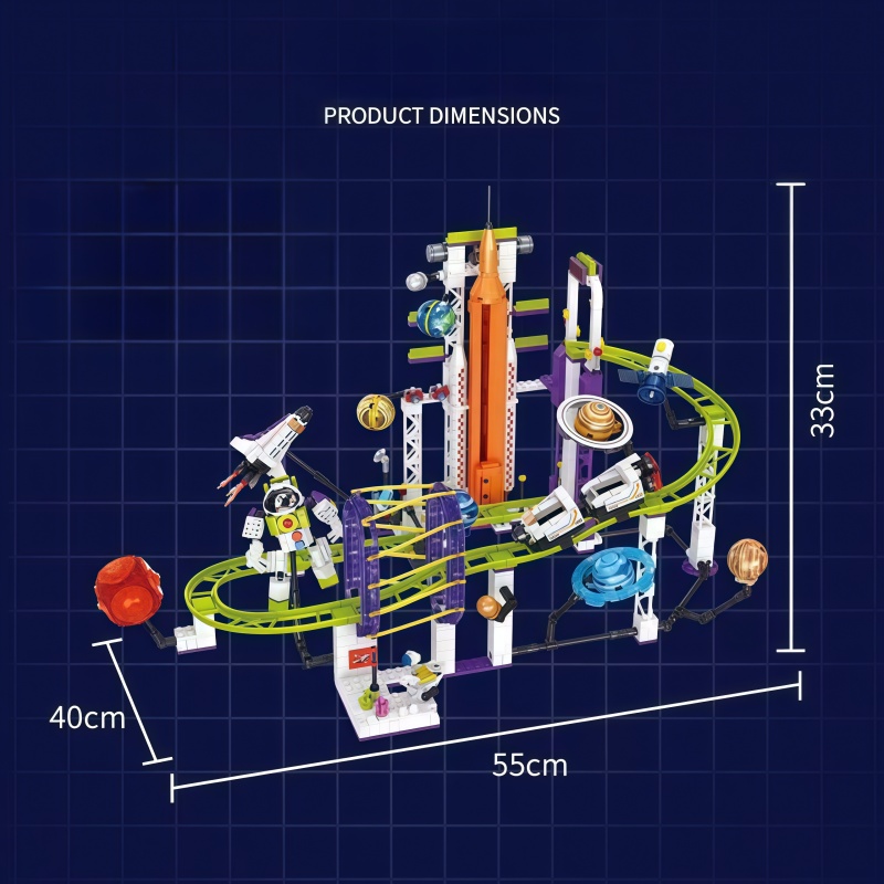 Ruimtevaartuig-achtbaan bouwst - Solar System Orrery recensie en prijs