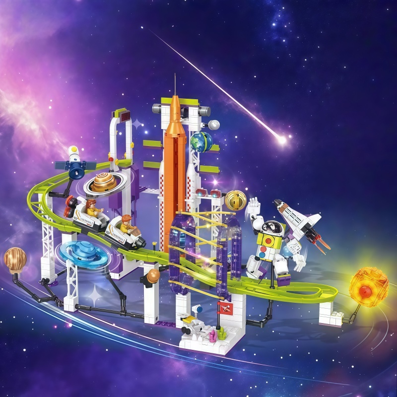 Ruimtevaartuig-achtbaan bouwst - Solar System Orrery recensie en prijs