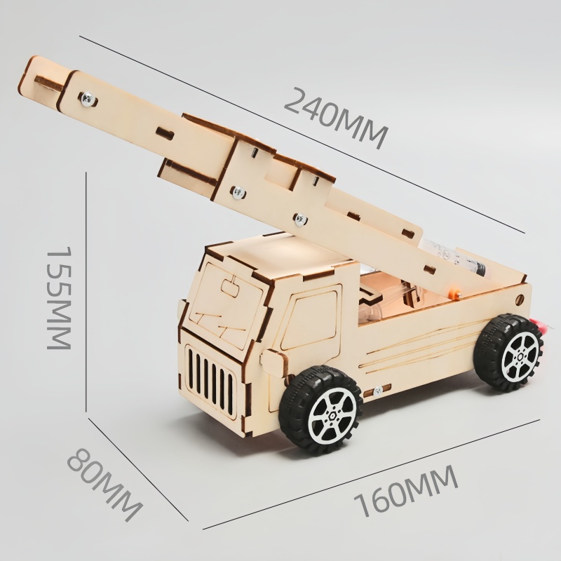 DIY houten ladder brandweerwag - Science Project Diy recensie en prijs