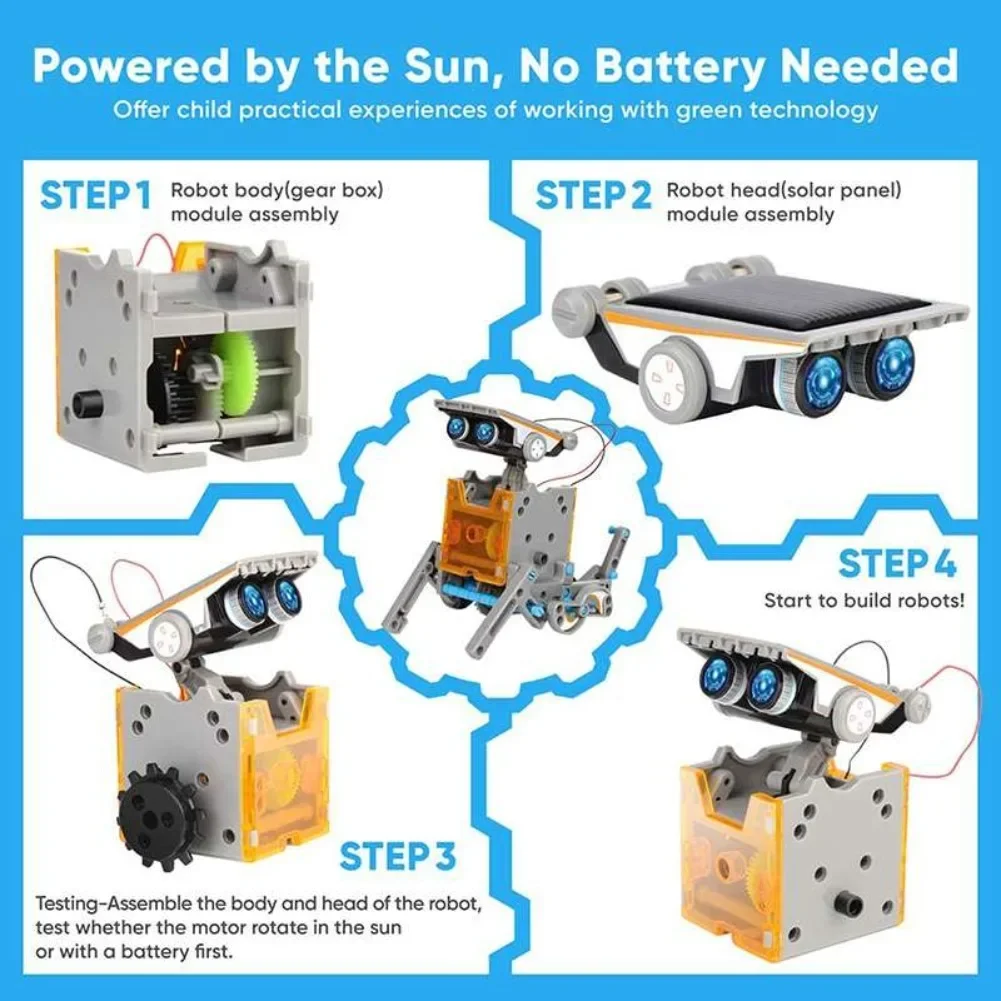 13-in-1 robotwetenschappenset  - Science Project Diy recensie en prijs